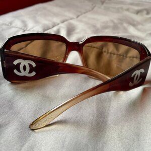🤎 Chanel Sunglasses ⛓CC 2006 Vintage Brown 🤎